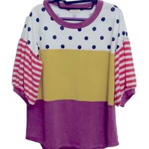 ODDY Balloon Sleeve Blouse